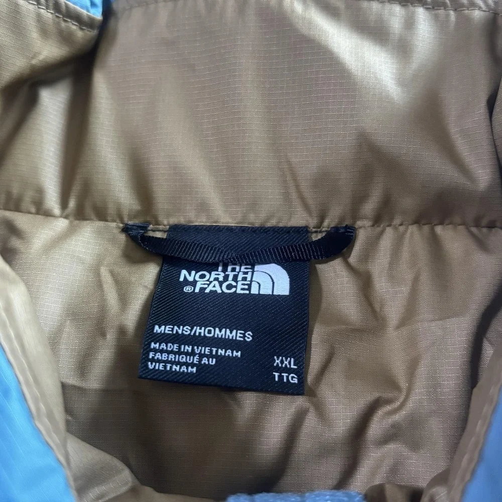 NWT The North Face Jacket Mens 2XL Blue 550 Minoqua Down Puffer Full Zip Outdoor